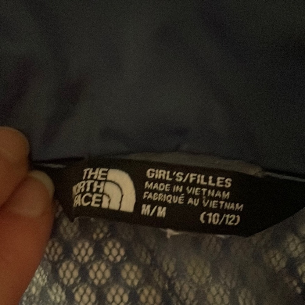 Like new Girls North Face rain jacket